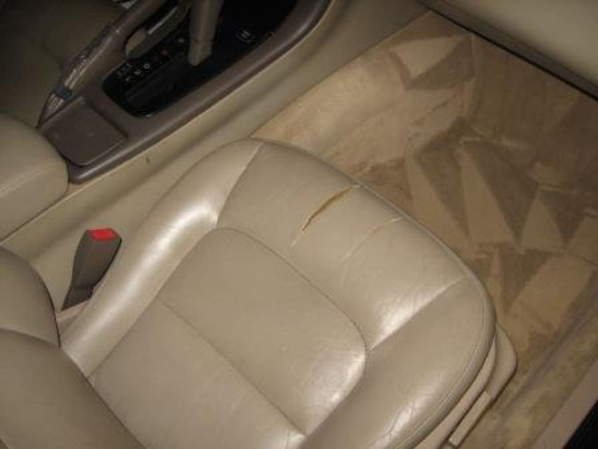 How To Repair Leather And Vinyl Car Seats Yourself Axleaddict - How To Repair Rip In Car Seat