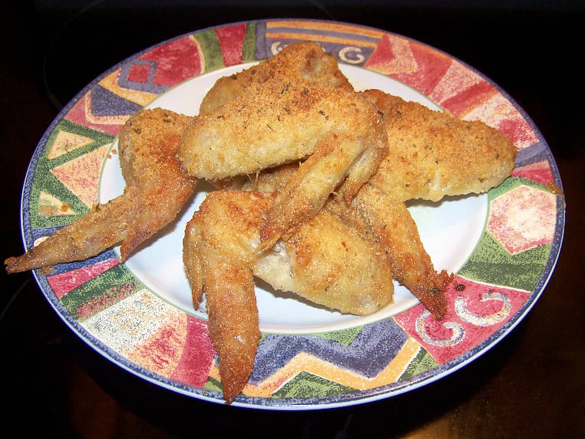 Parmesan Crusted Chicken Wings 