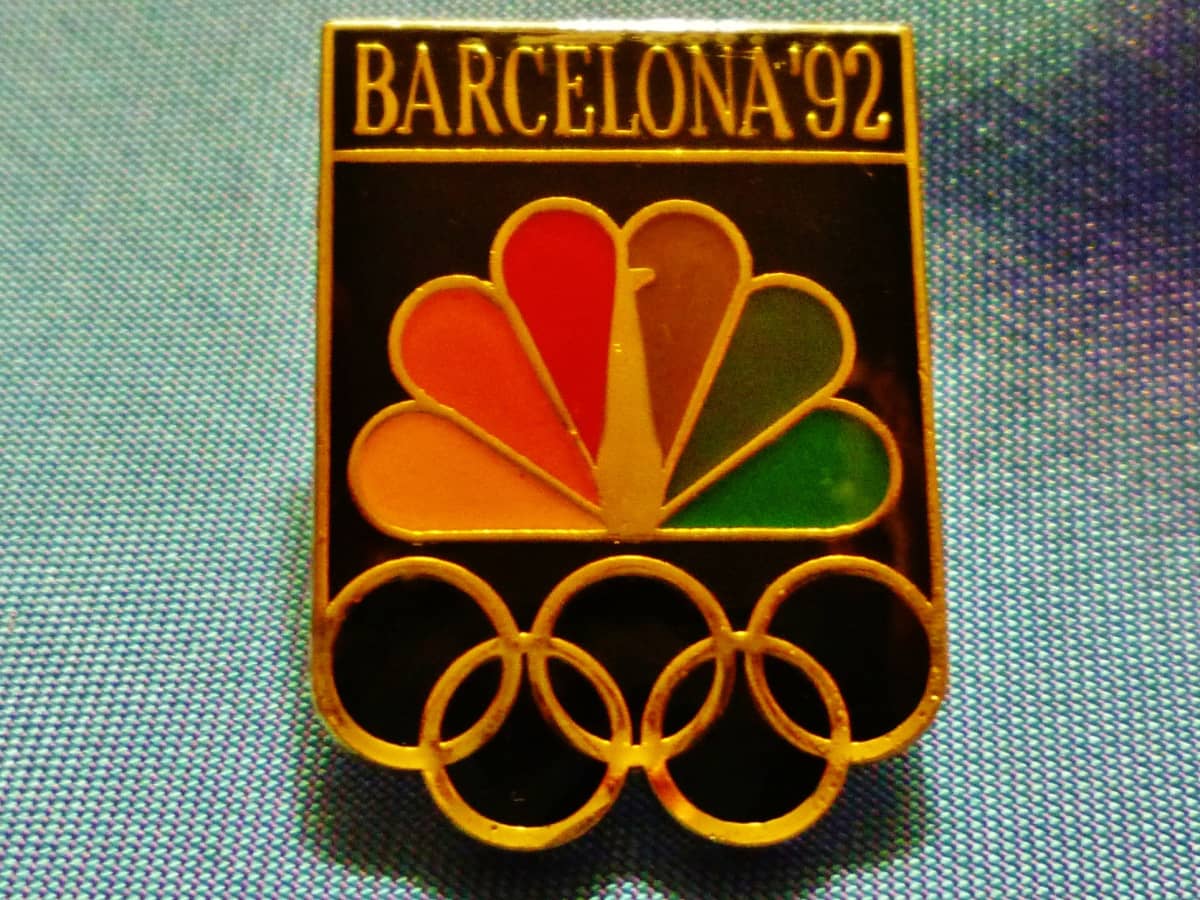 1992 BARCELONA OLYMPICS USA EQUESTRIAN PIN 