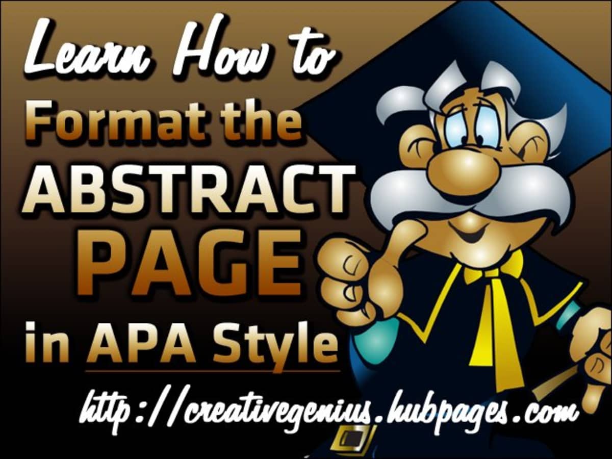 Format The Abstract Page In Apa Style 6th Edition Owlcation