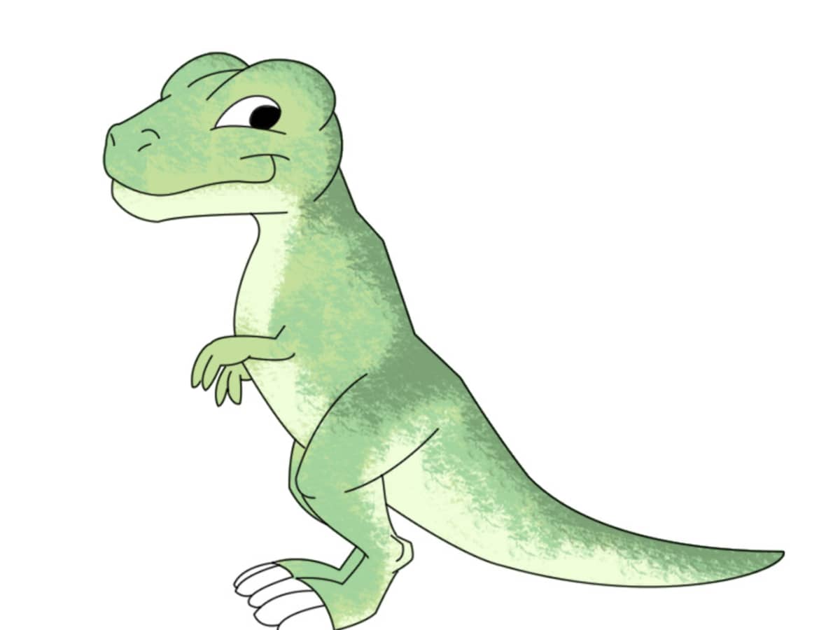 Tyrannosaurus Dinosaur Drawing, dinosaur, cartoon, fictional