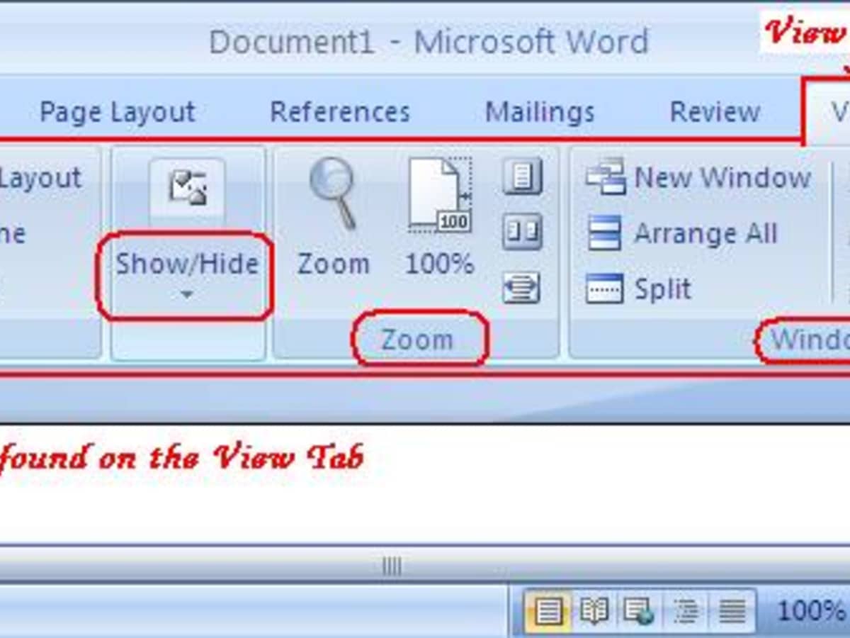 Using The View Tab Of Microsoft Office Word 2007 - Turbofuture