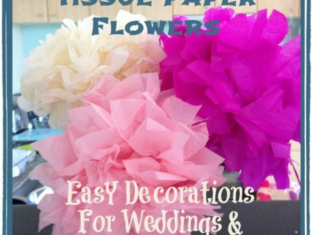 Large Pom Pom Set of 3 Tissue Paper Pom Poms Large Paper Flowers Paper  Decorations Wedding Decor 
