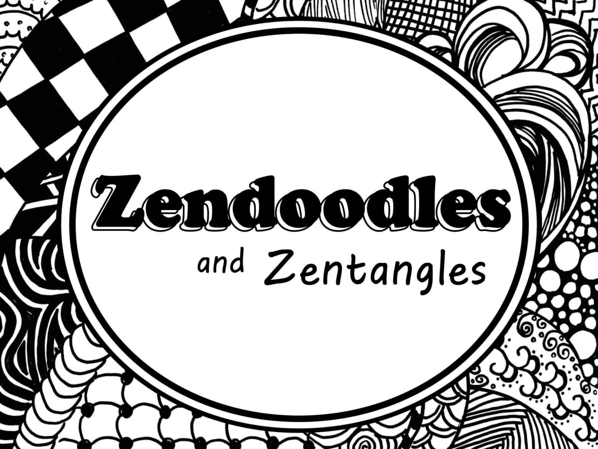 Easy Zentangle Patterns for Beginners and Kids