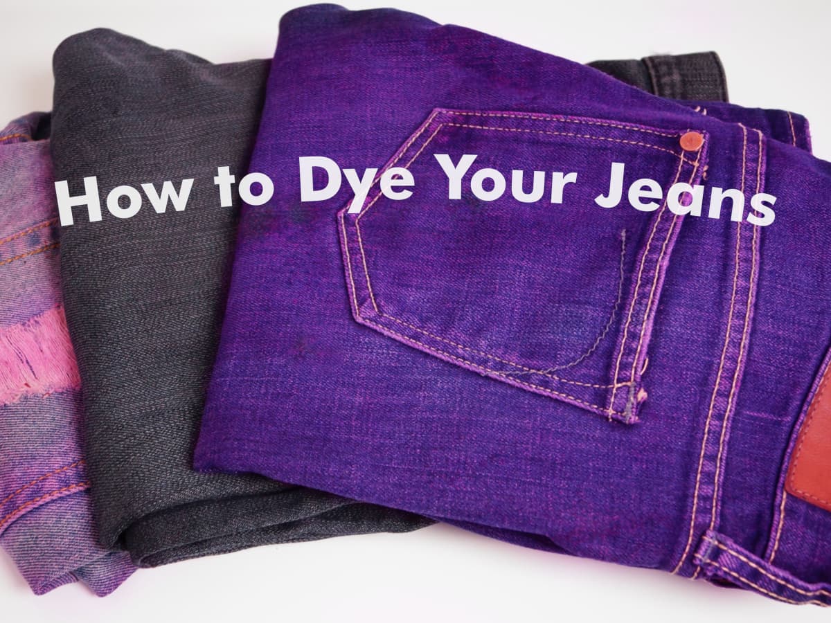 schuifelen Hoe dan ook gitaar How to Dye Your Jeans: My 3 Favorite Techniques - FeltMagnet