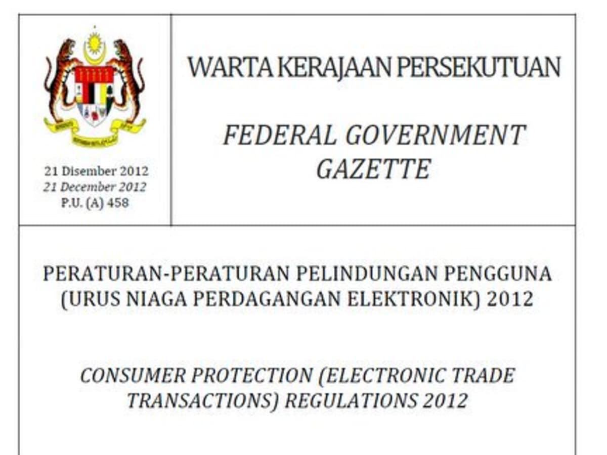 Malaysian Regulation And Consumer Protection Of Ecommerce And Online Business Toughnickel