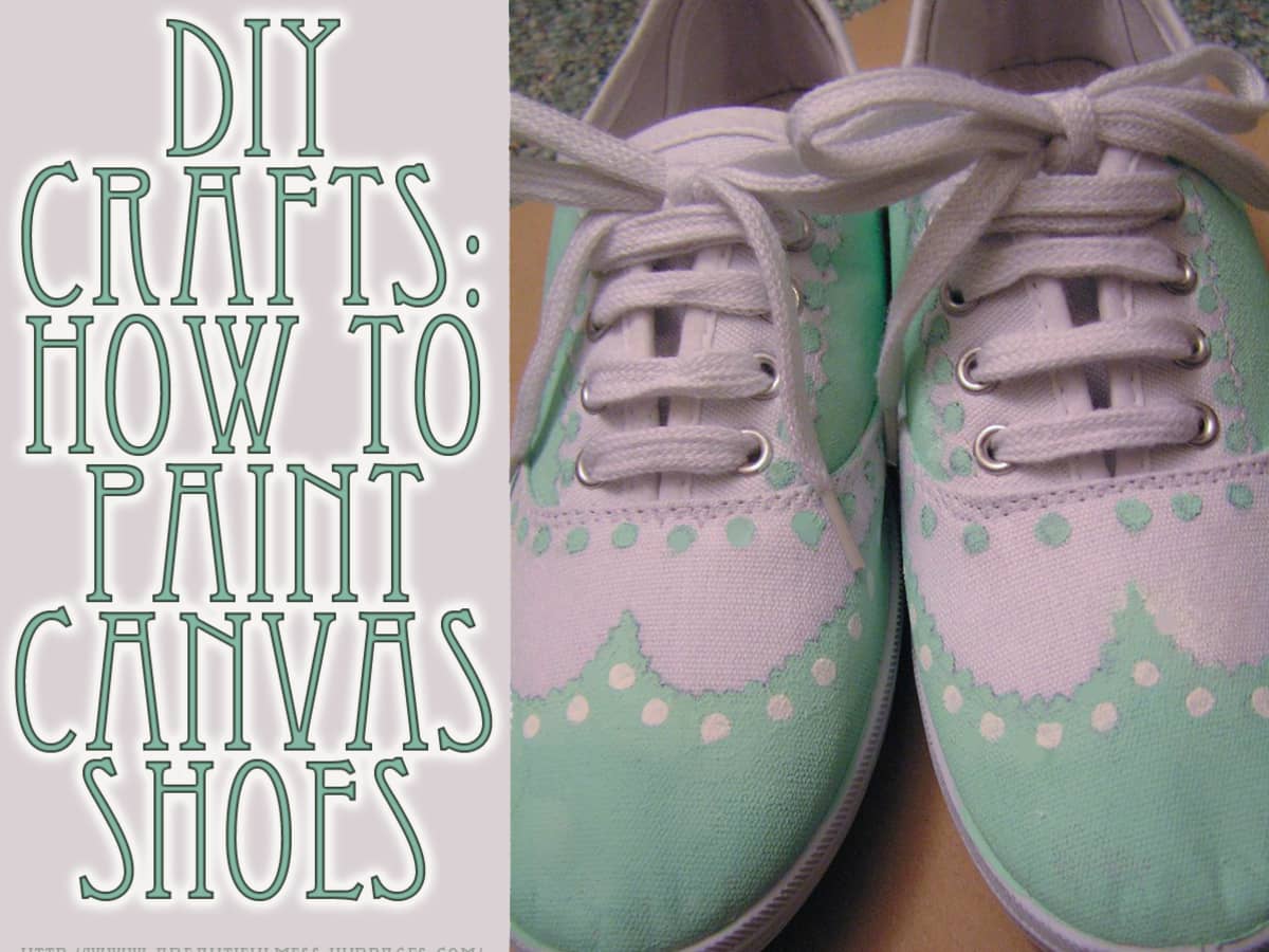 Paint Your Own Canvas Shoes Trainers Craft Kits, Kids to Adult