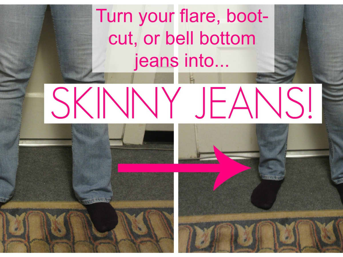 Kids Girls Ripped Flare Jeans Bell-Bottoms Skinny Denim Pants
