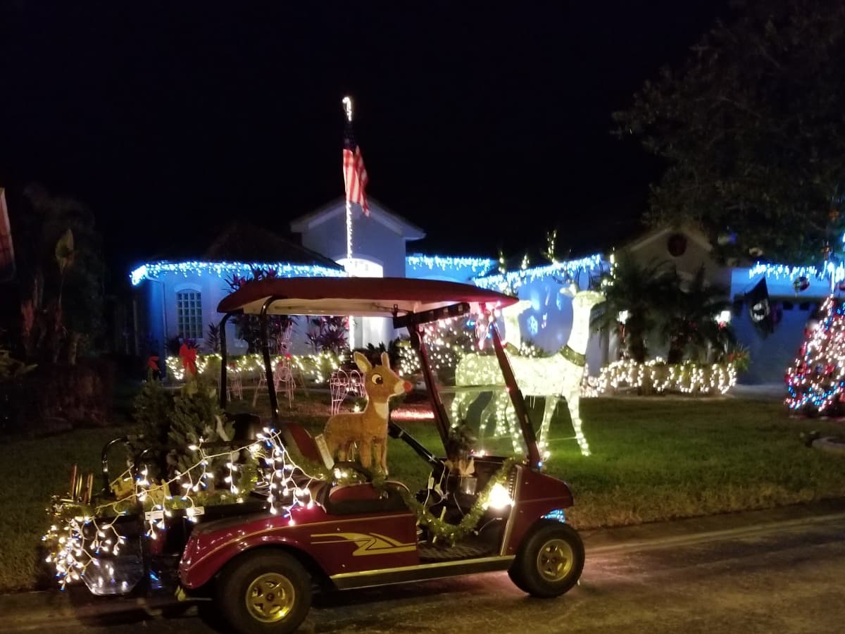 How To Add Christmas Lights A Golf Cart