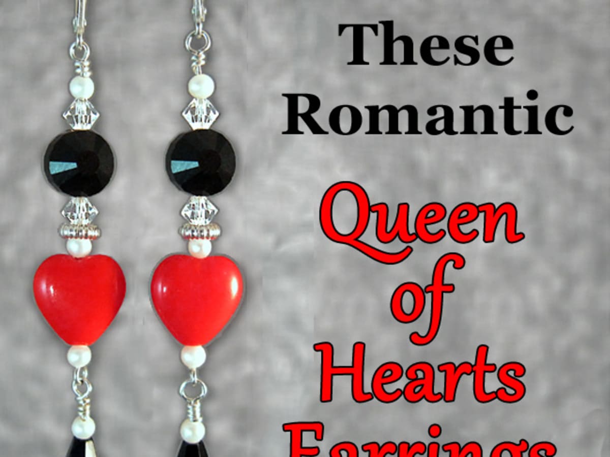 Valentines earrings/ Red heart earrings/ sterling silver glass heart  earrings