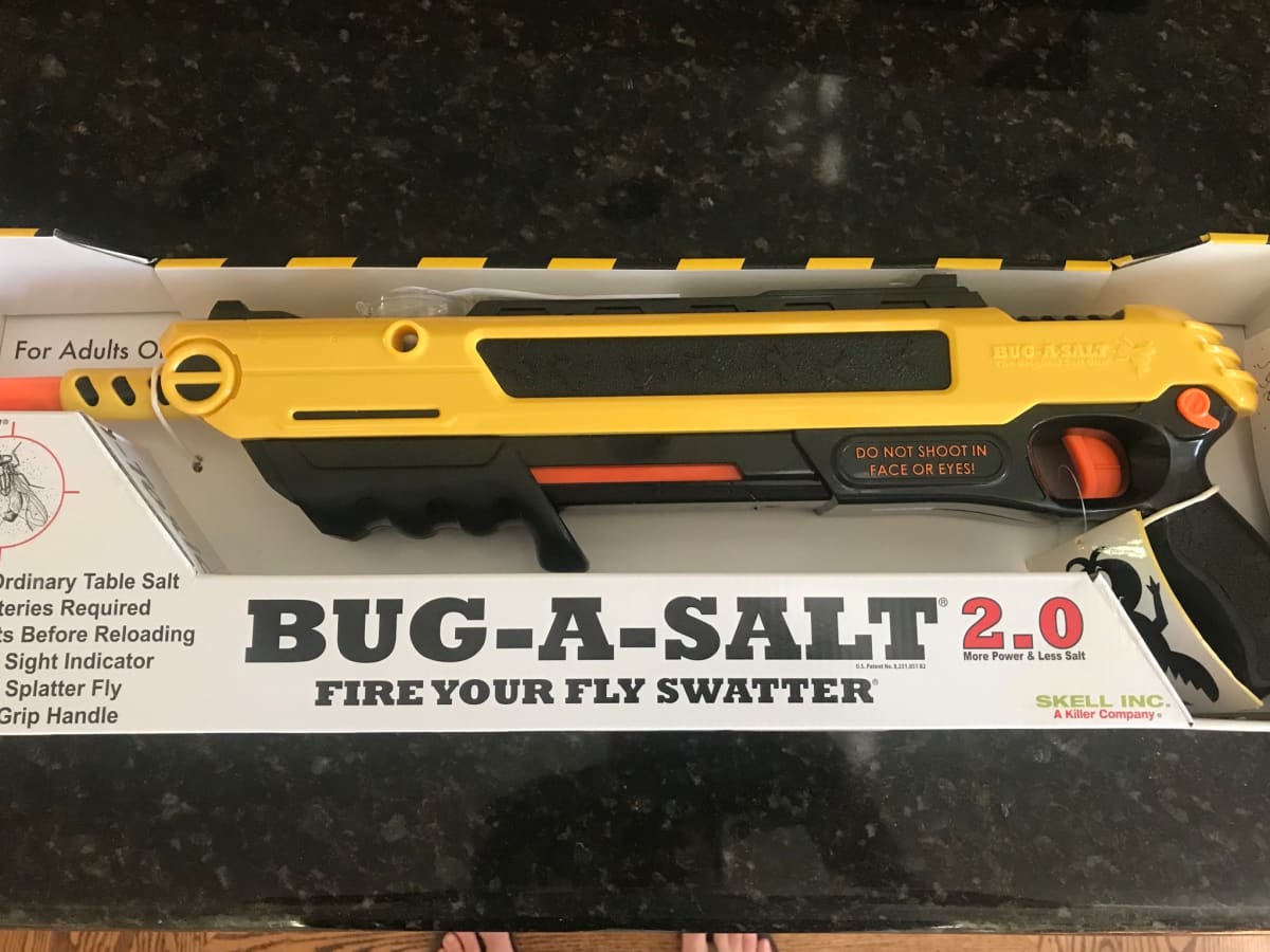Review of the Bug-A-Salt 2.0 Fly and Spider Killer - Dengarden