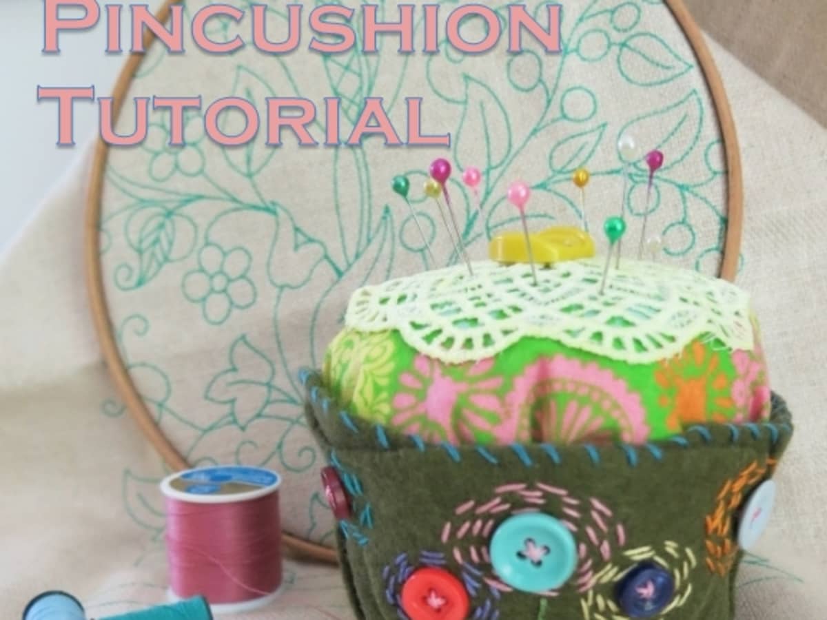 How to Make a Tied and Knotted No-Sew Pincushion - FeltMagnet