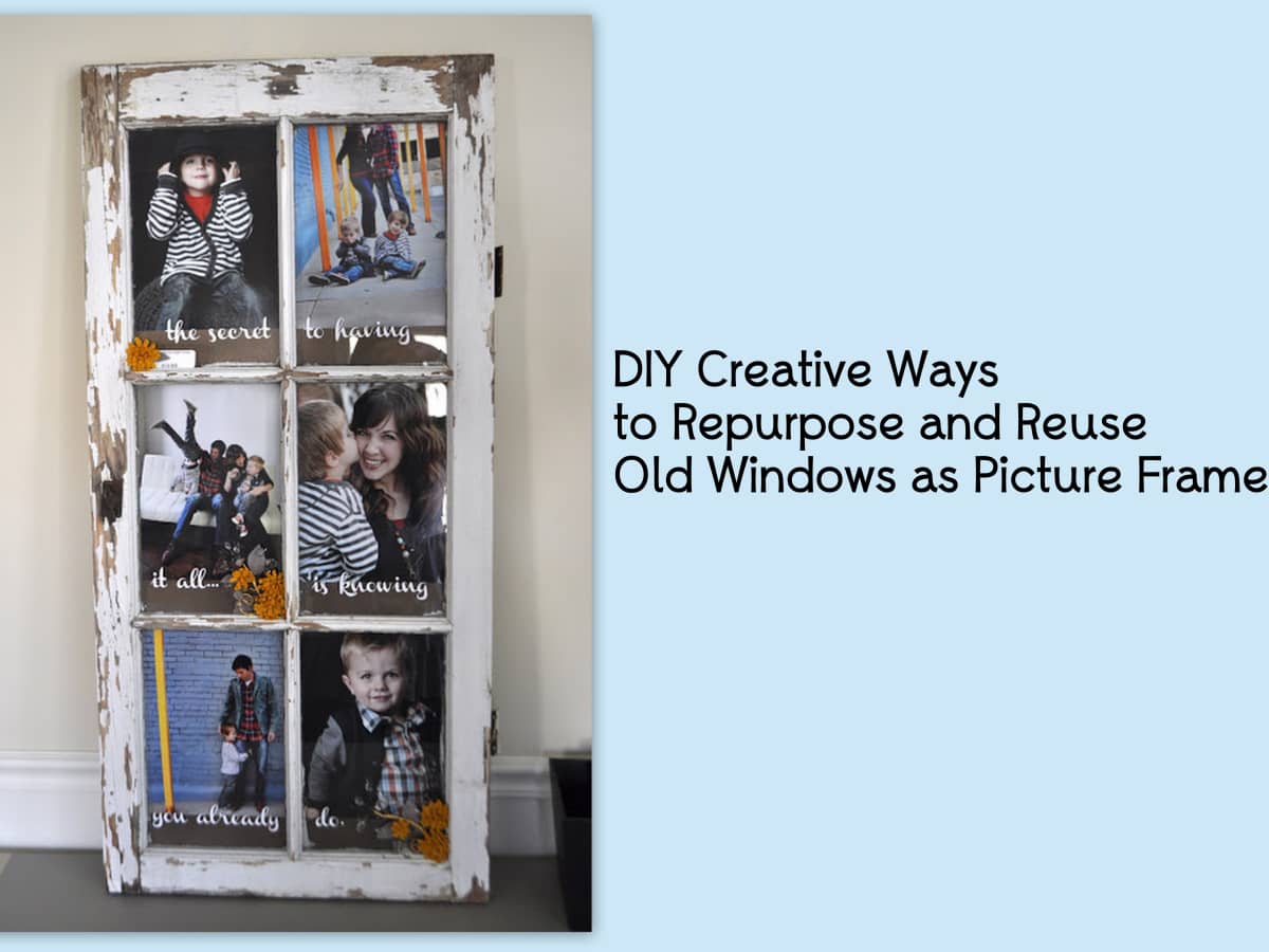How To Make Large DIY Rustic Frames From Outdated or Cheap Frames 