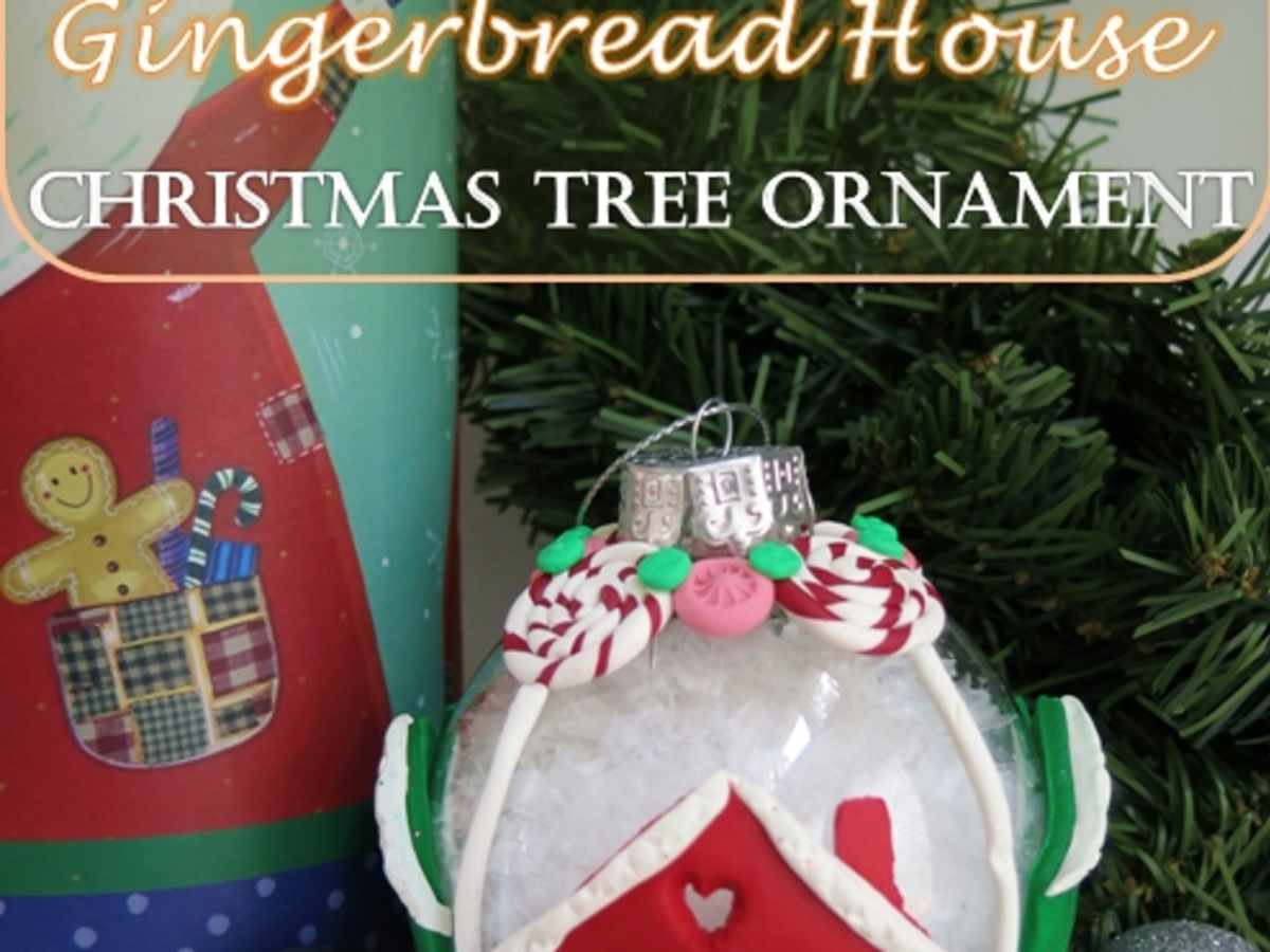 Christmas 2022 Polymer Clay Diy Craft Tutorial: Make Your Own Polymer Clay Gingerbread House Christmas  Tree Ornament - Feltmagnet