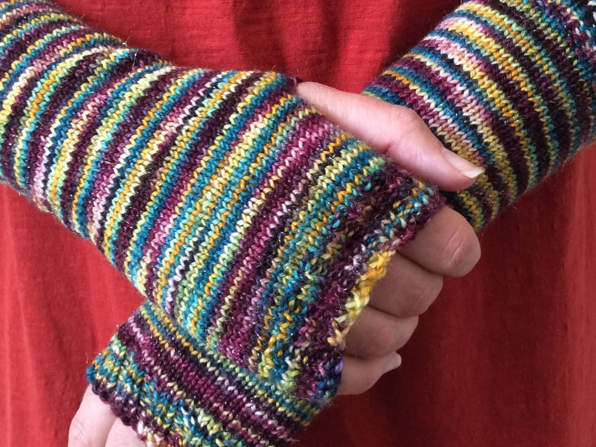 Free Knitting Pattern for Flat Knit Easy Fingerless Mitts  Fingerless gloves  knitted, Knitting gloves pattern, Fingerless gloves knitted pattern