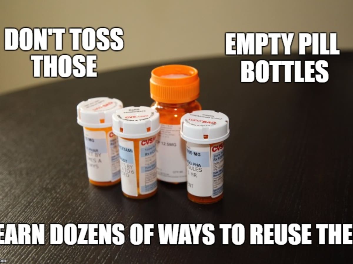 Creative ways to reuse monthly prescription vitamin bottles? : r