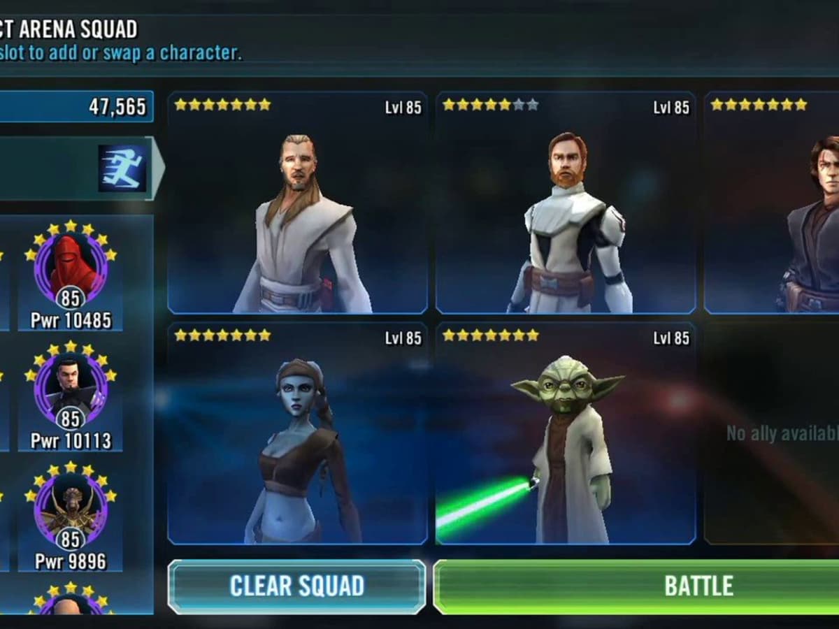 Building the Best Jedi Team in Star Wars: Galaxy of Heroes - LevelSkip