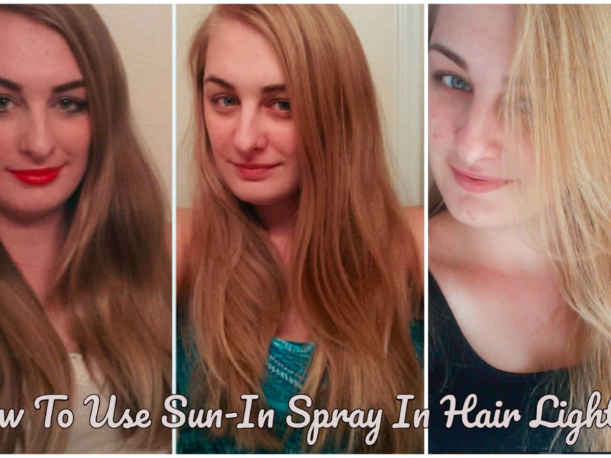 How to Lighten Your Hair Using Sun-In Spray Hair Lightener - Bellatory