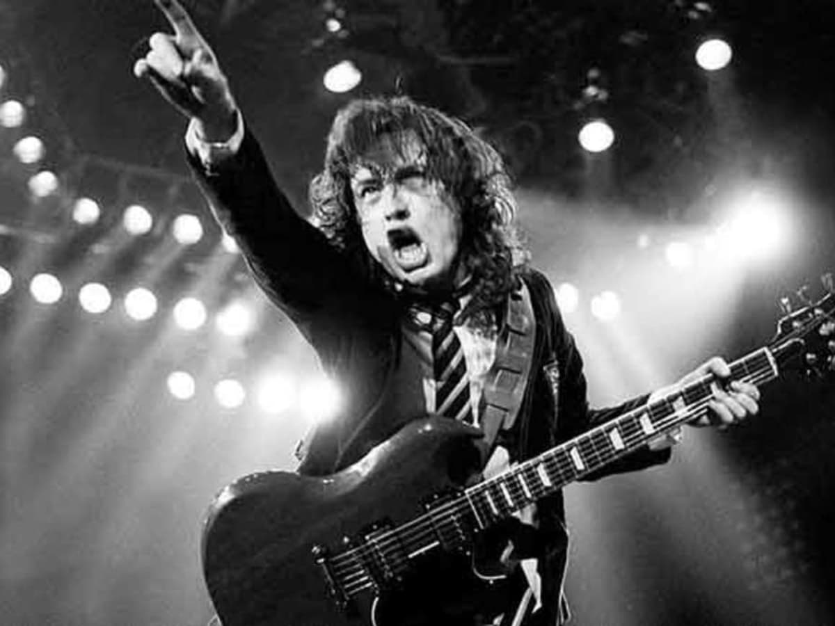 Angus Young y la Gibson SG - Spinditty