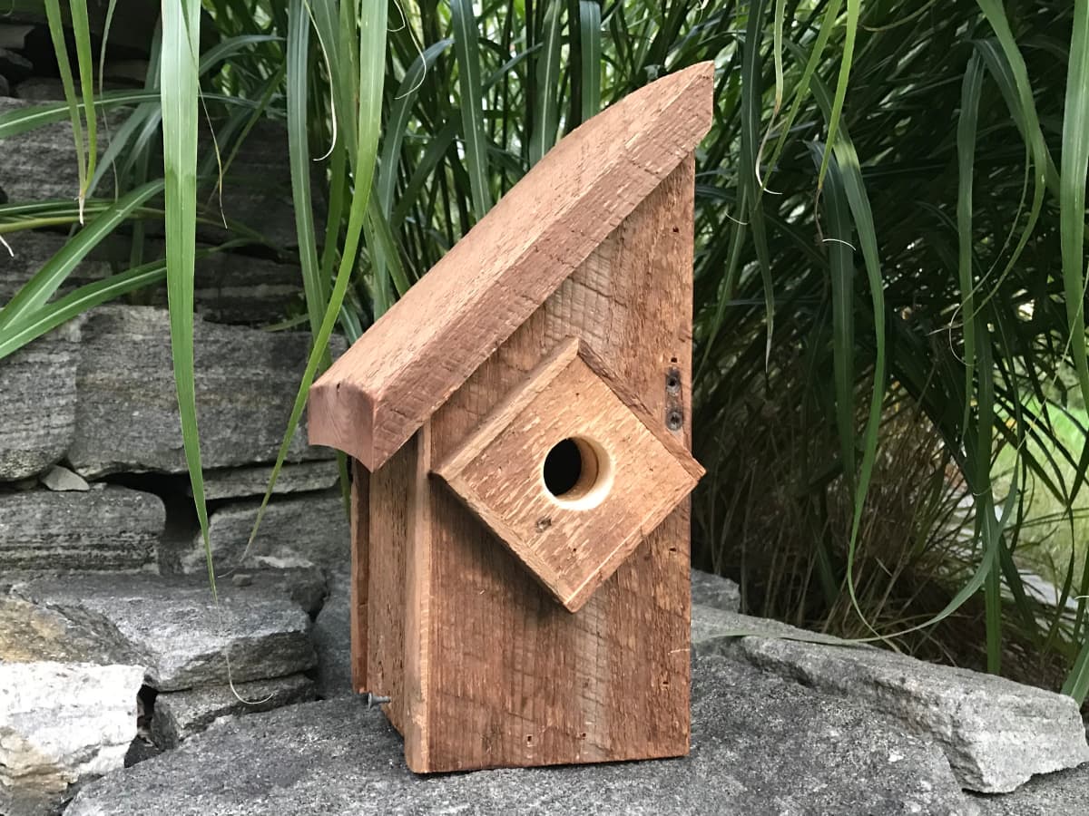 Barnwood Birdhouse Plans How To Build A Rustic Handcrafted Birdhouse Feltmagnet