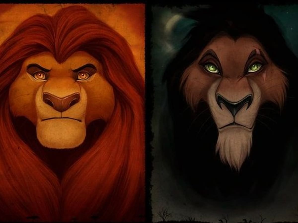lion king scar and mufasa cubs
