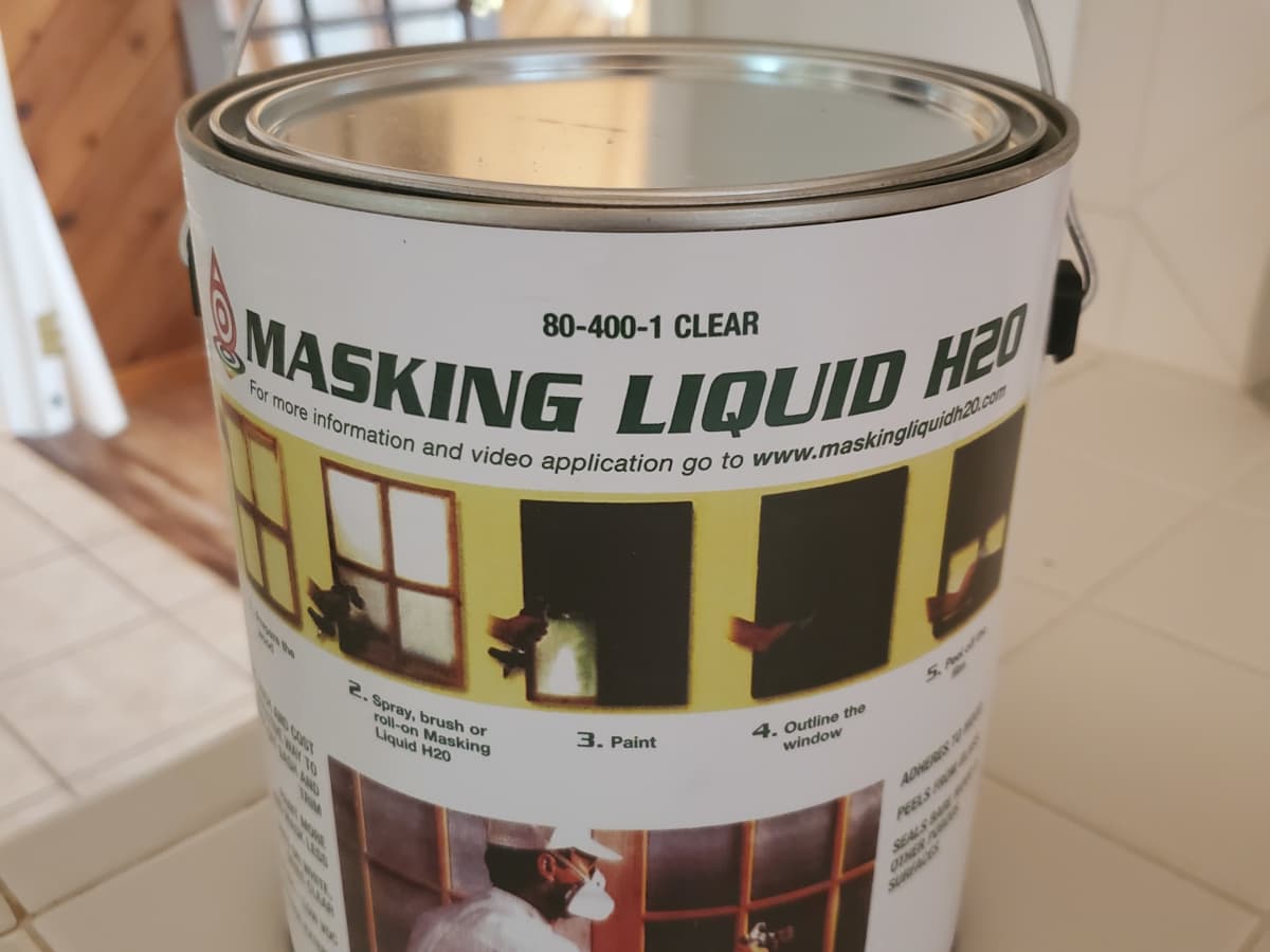My Review of Masking Liquid H20 for Painting Window Trim - Dengarden
