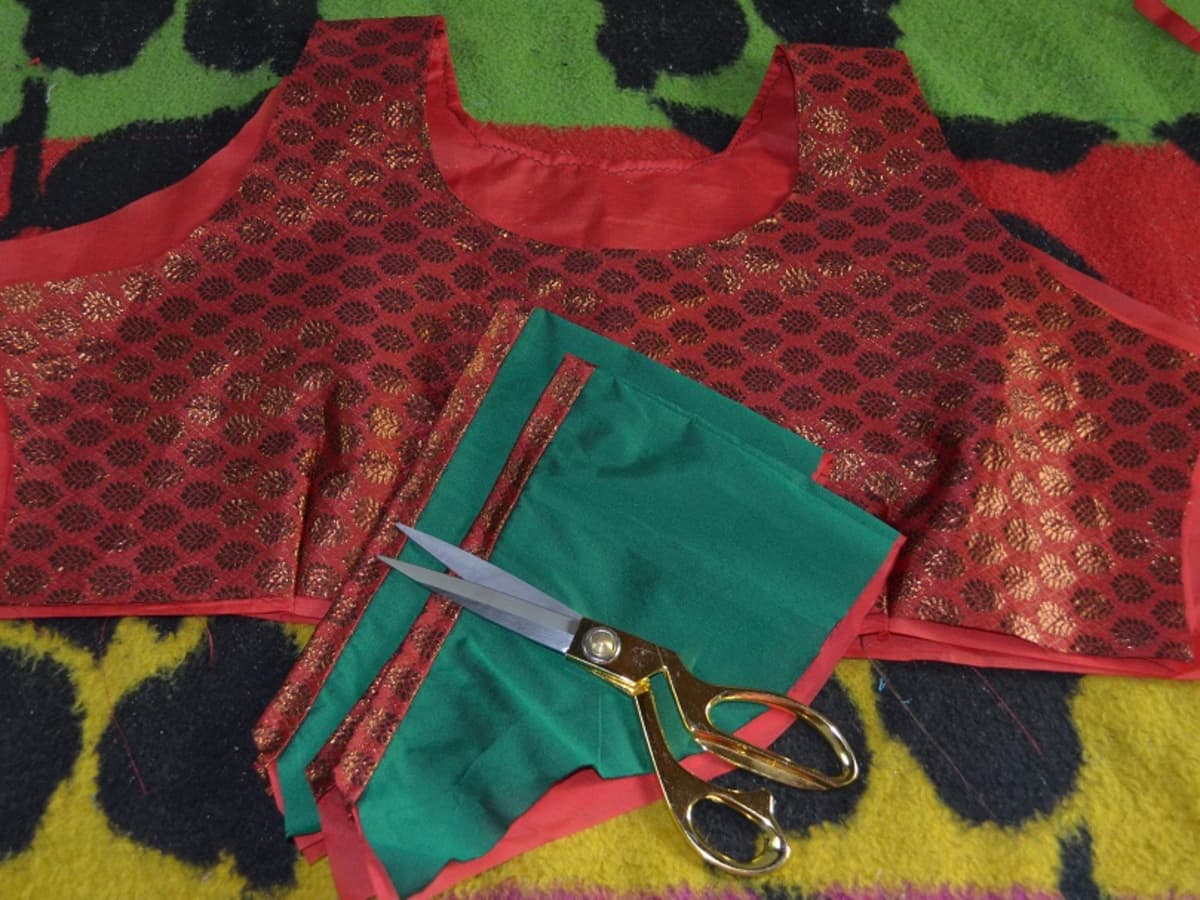 Front open umbrella cut kurti cutting and stitching