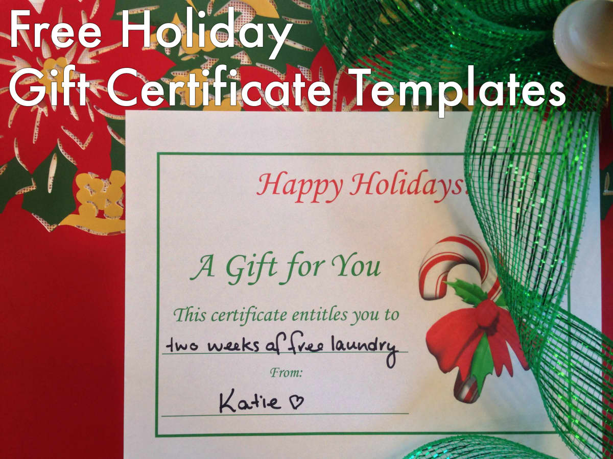 Free Holiday Gift Certificates Templates to Print  Free gift certificate  template, Christmas gift certificate template, Christmas gift certificate