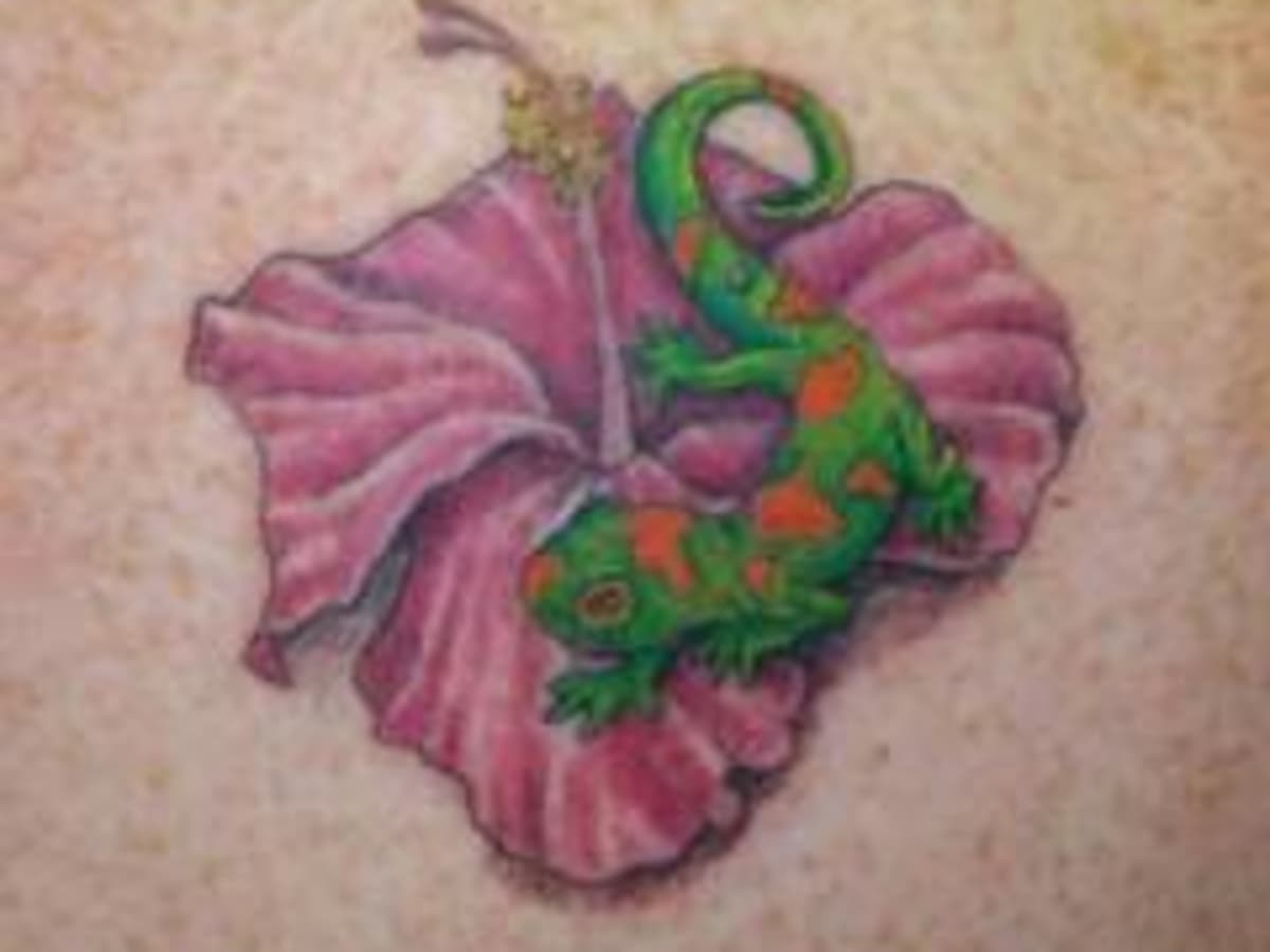 Lizard and Stars Best Temporary Tattoos| WannaBeInk.com