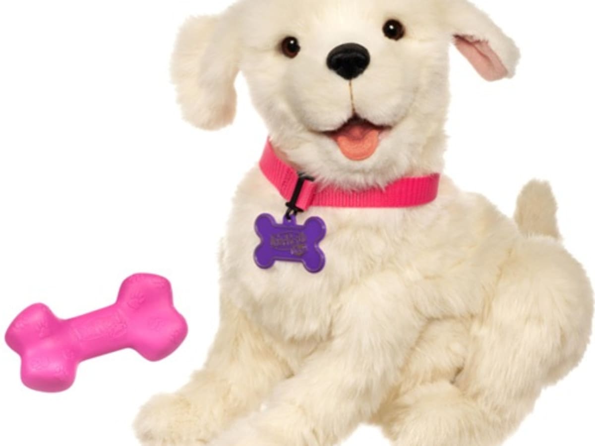FurReal Friends Cookie My Playful Pup White Interactive Dog 2010 Hasbro 29203 for sale online 