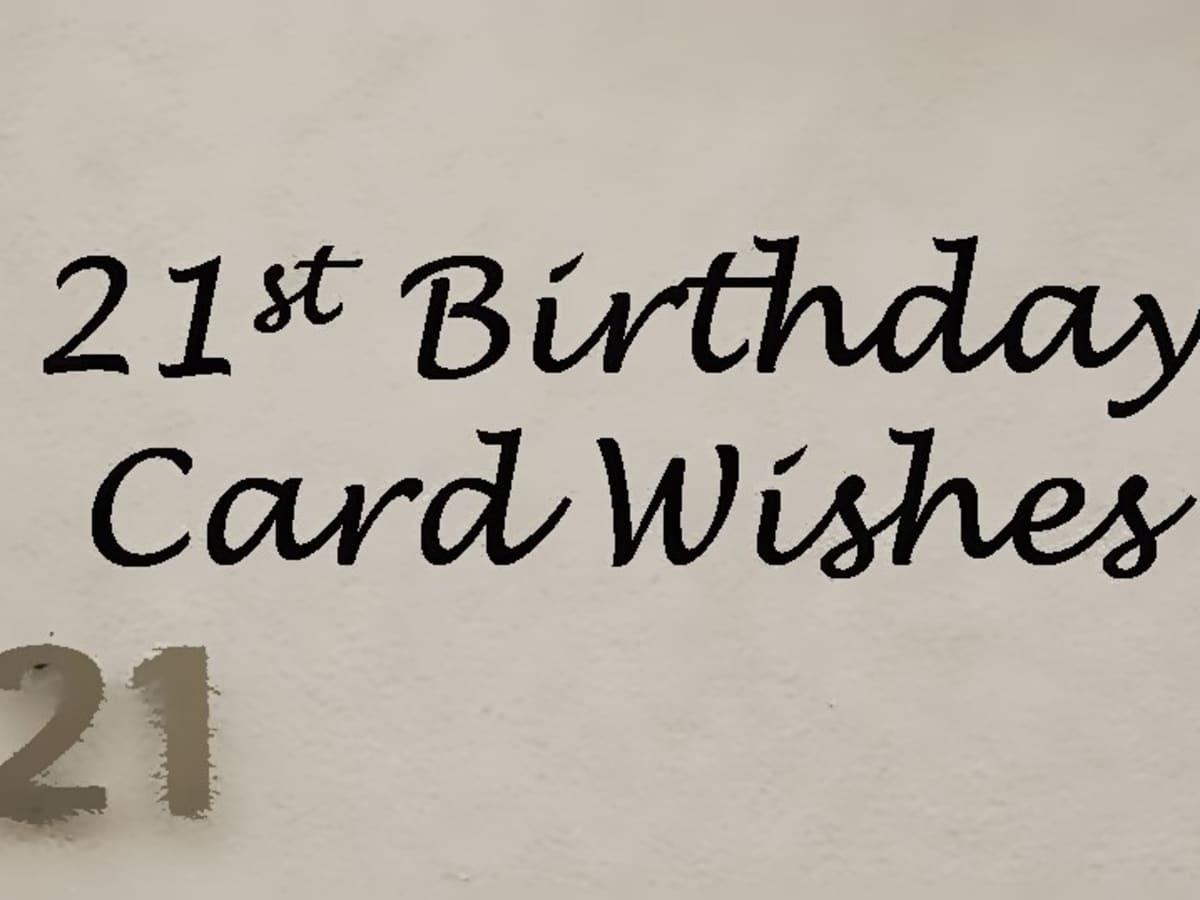 21st birthday wishes for a girl