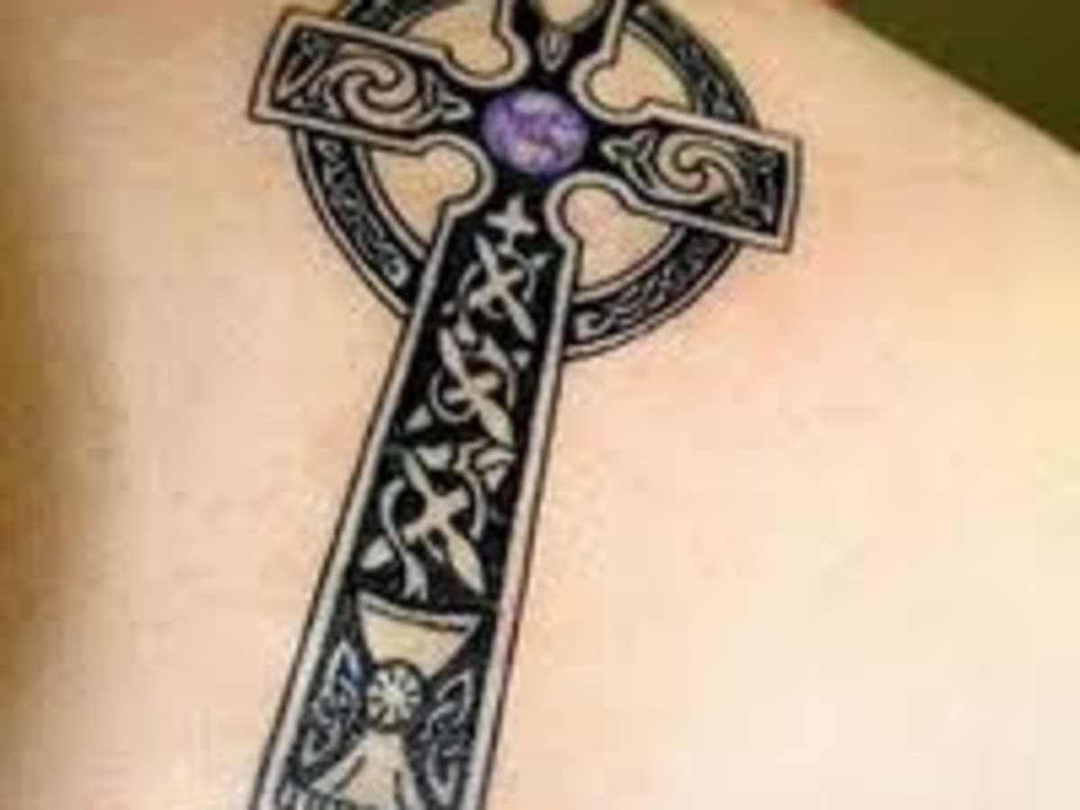 simple cross tattoos designs for men