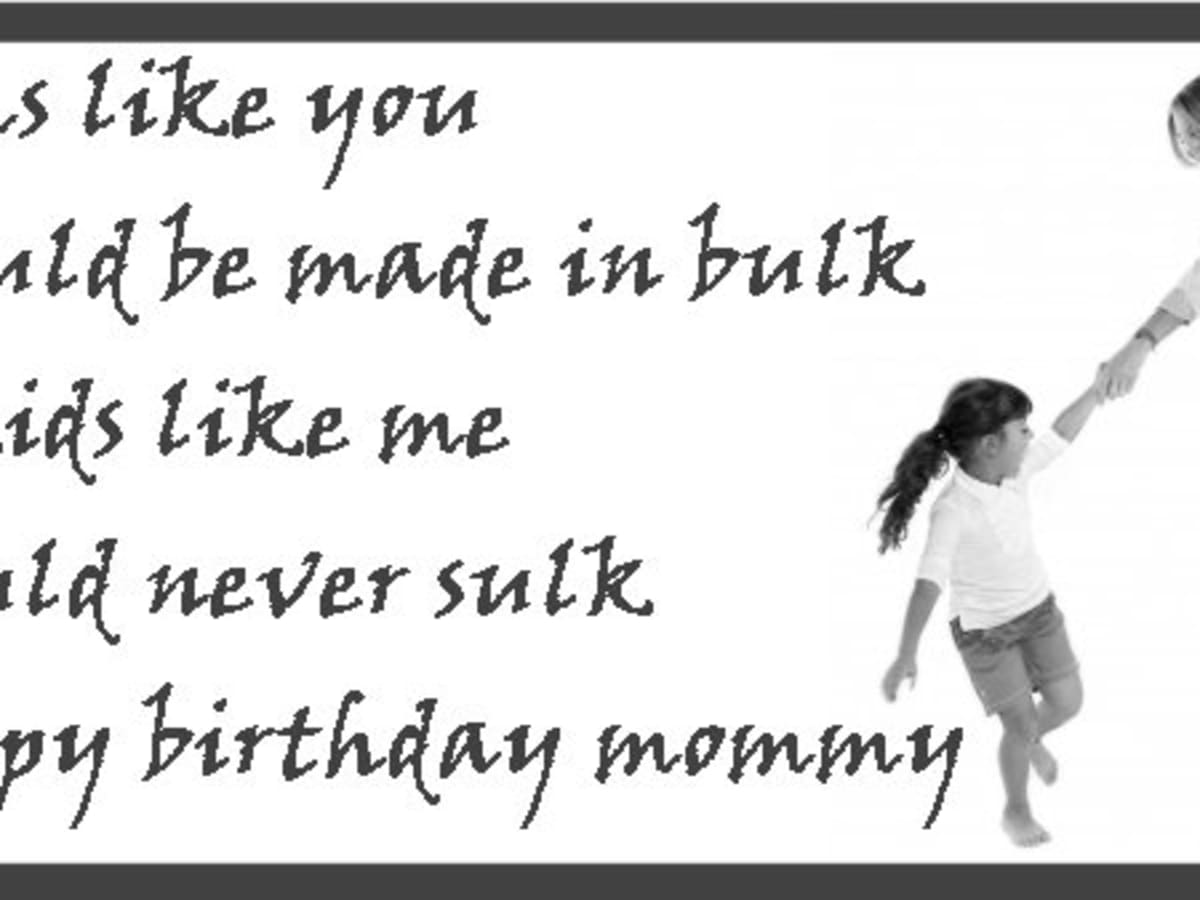 Happy birthday wishes for your mom: Messages and poems for your mother's birthday card - HubPages