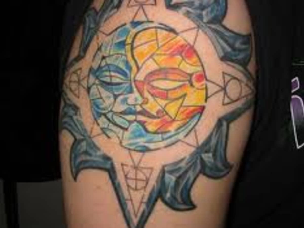 Discover 80 sun and moon eclipse tattoo best  thtantai2