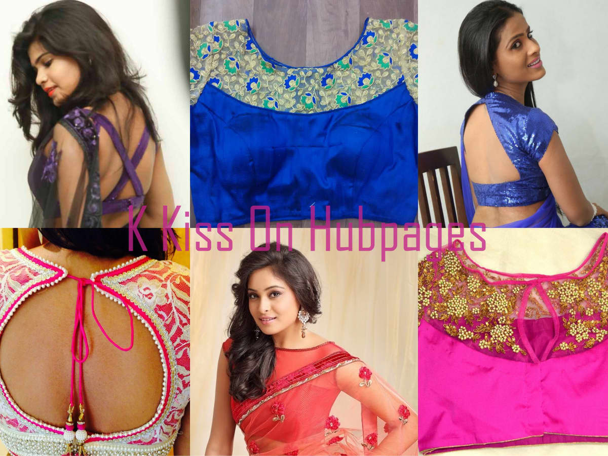 7 Saree Blouse Designs for Different Type of Sarees - HubPages