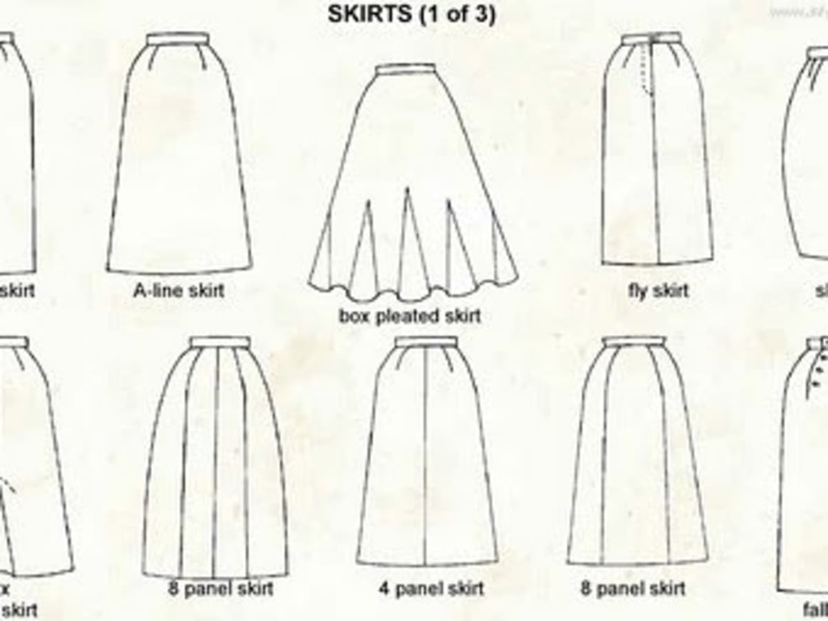 Skirt styles  the complete illustrated fashion guide to skirt styles