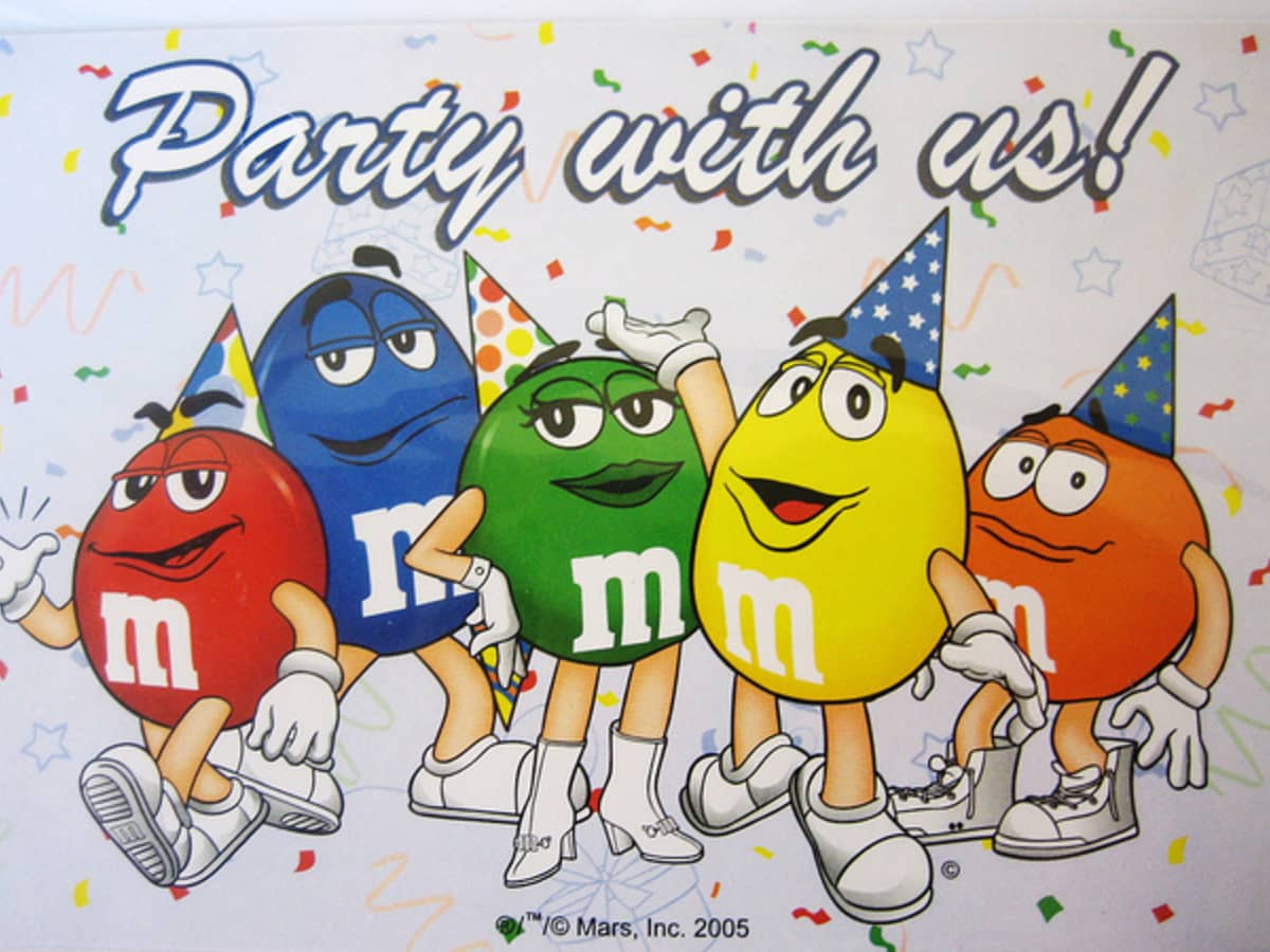 M&M Candy Themed Happy Birthday Banner | M and M | Candy | Birthday Party  Decoration Banner