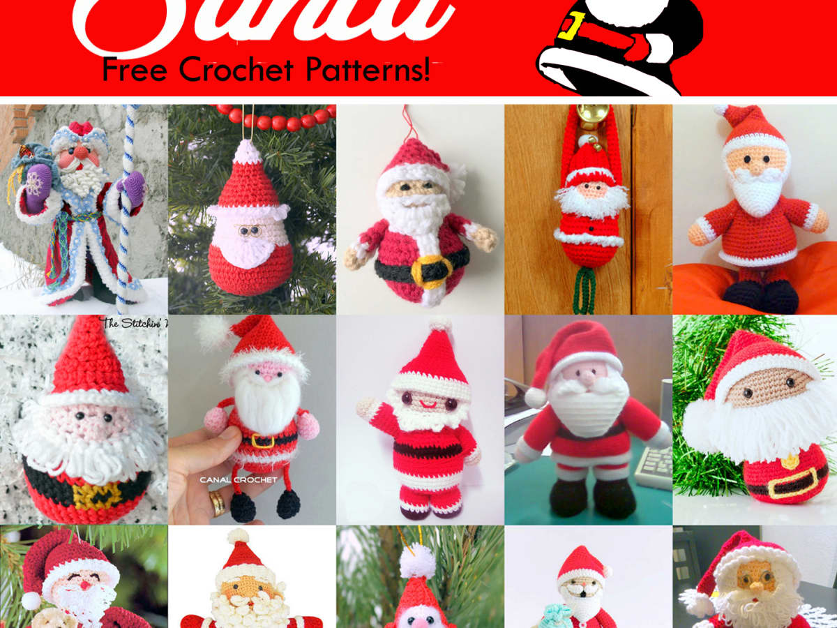 free crochet santa doll pattern