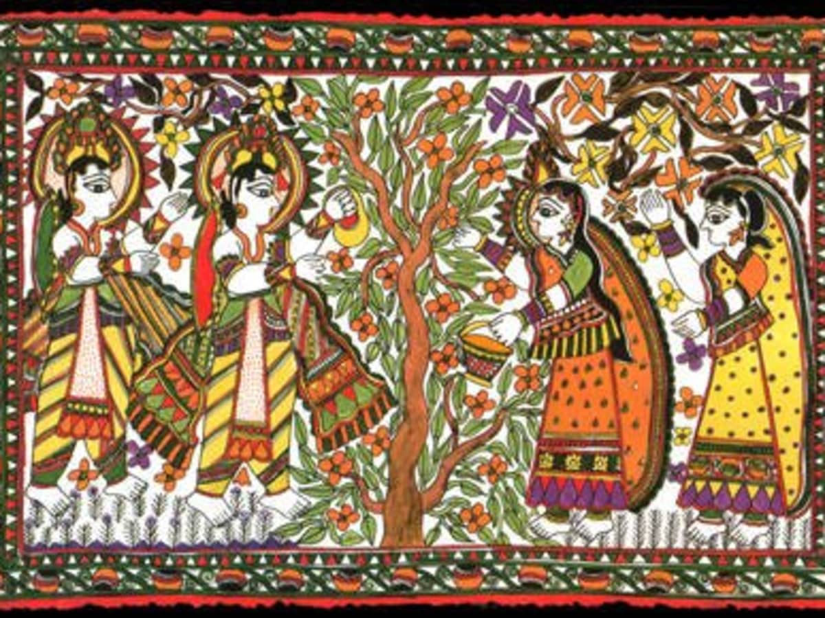 Mastyashankh - Madhubani painting (8