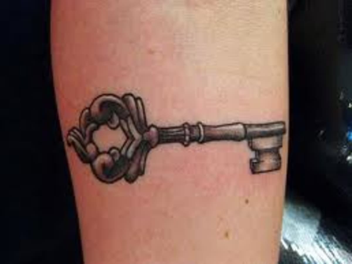 60 Key Tattoos For Men  Unlock Masculine Design Ideas  Tattoos for guys  Skeleton key tattoo Key tattoos