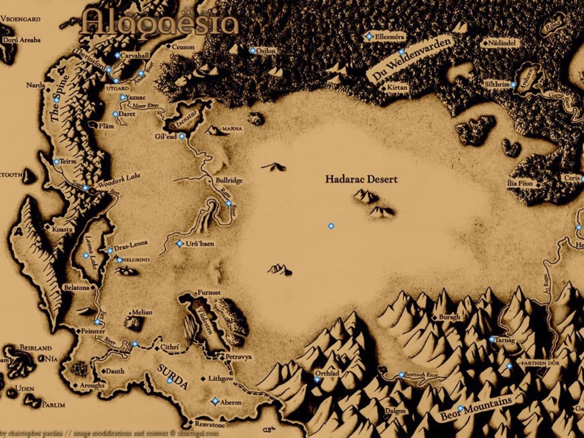 fictional world map
