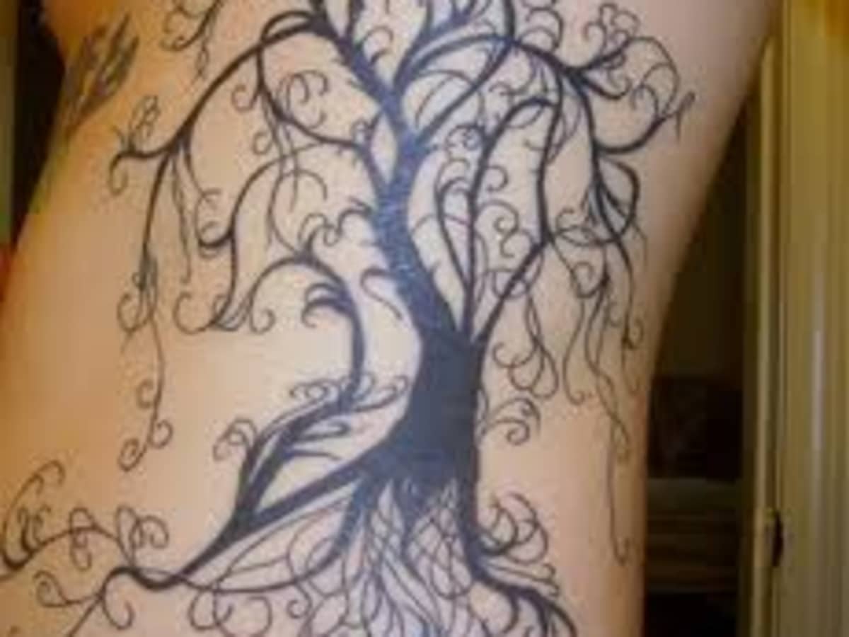 Family Tree and elephants represent longevity strength and family   Body art tattoos Shoulder cap tattoo Oak tree tattoo