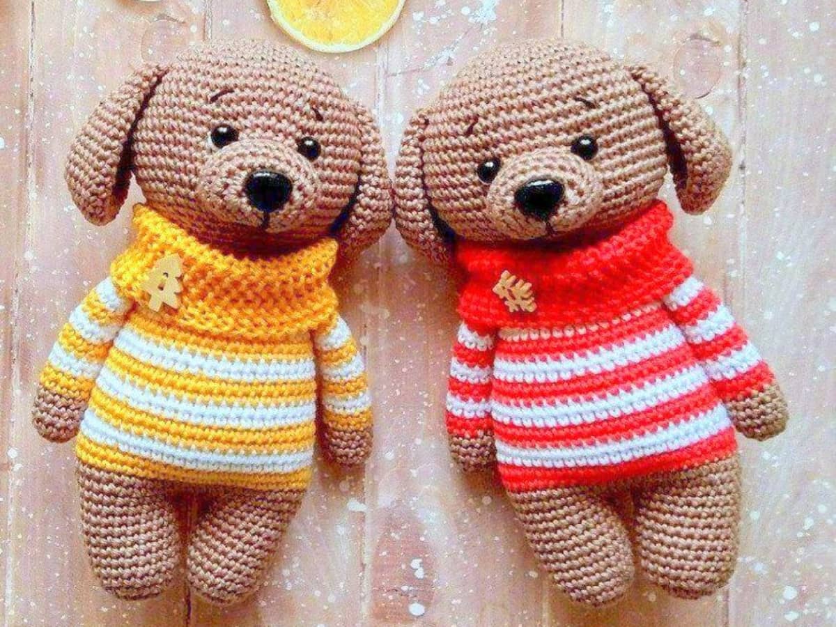 Crochet Dog Free Amigurumi Pattern