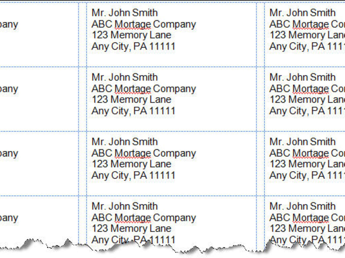 customize return address labels on ms word for mac