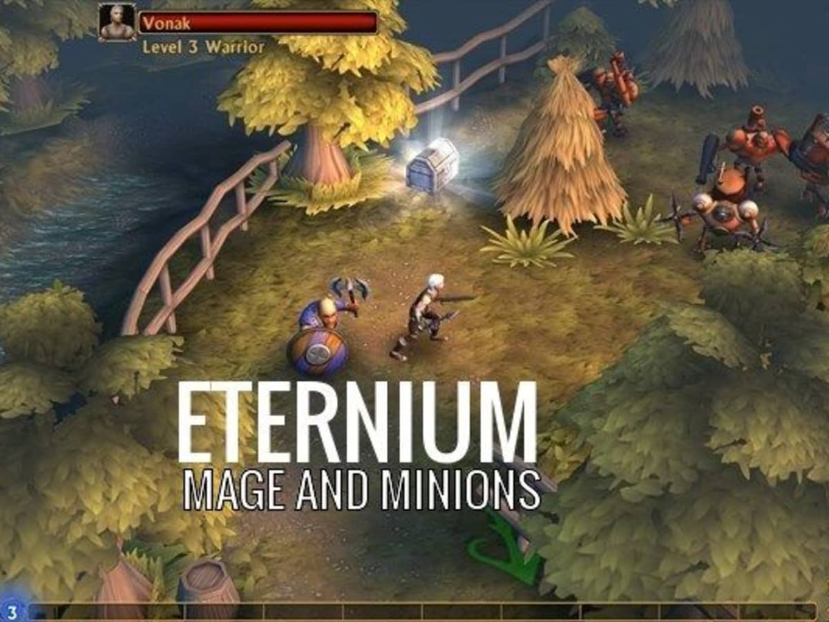 eternium mage and minions farming
