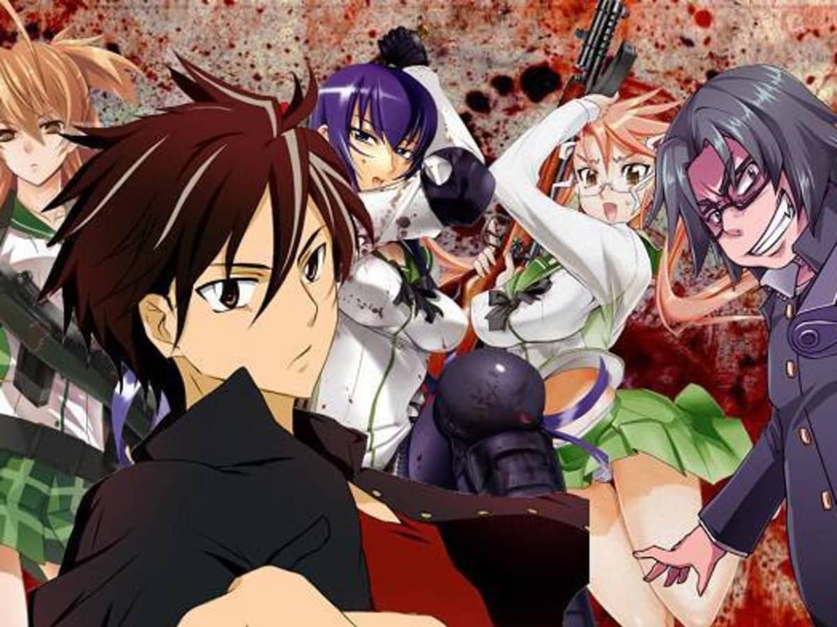 Anime Clipper on X: Anime: Highschool Of The Dead   / X