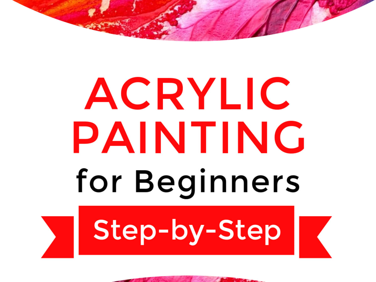 Acrylic Painting for Beginners on Canvas Paper, Night Landscape