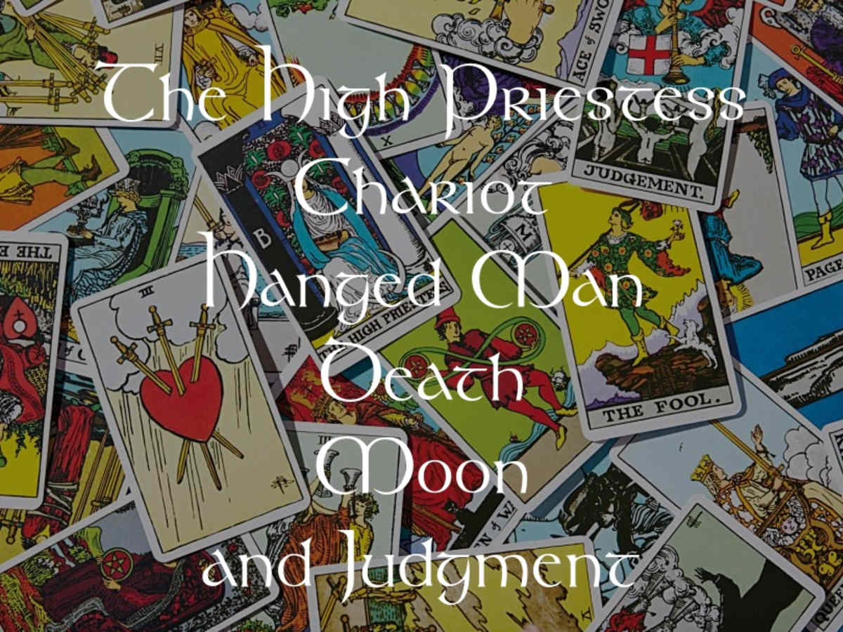 High Priestess, Chariot, Hanged Man, Death, Moon, and Judgment: Water  Elemental Cards in Tarot - HubPages