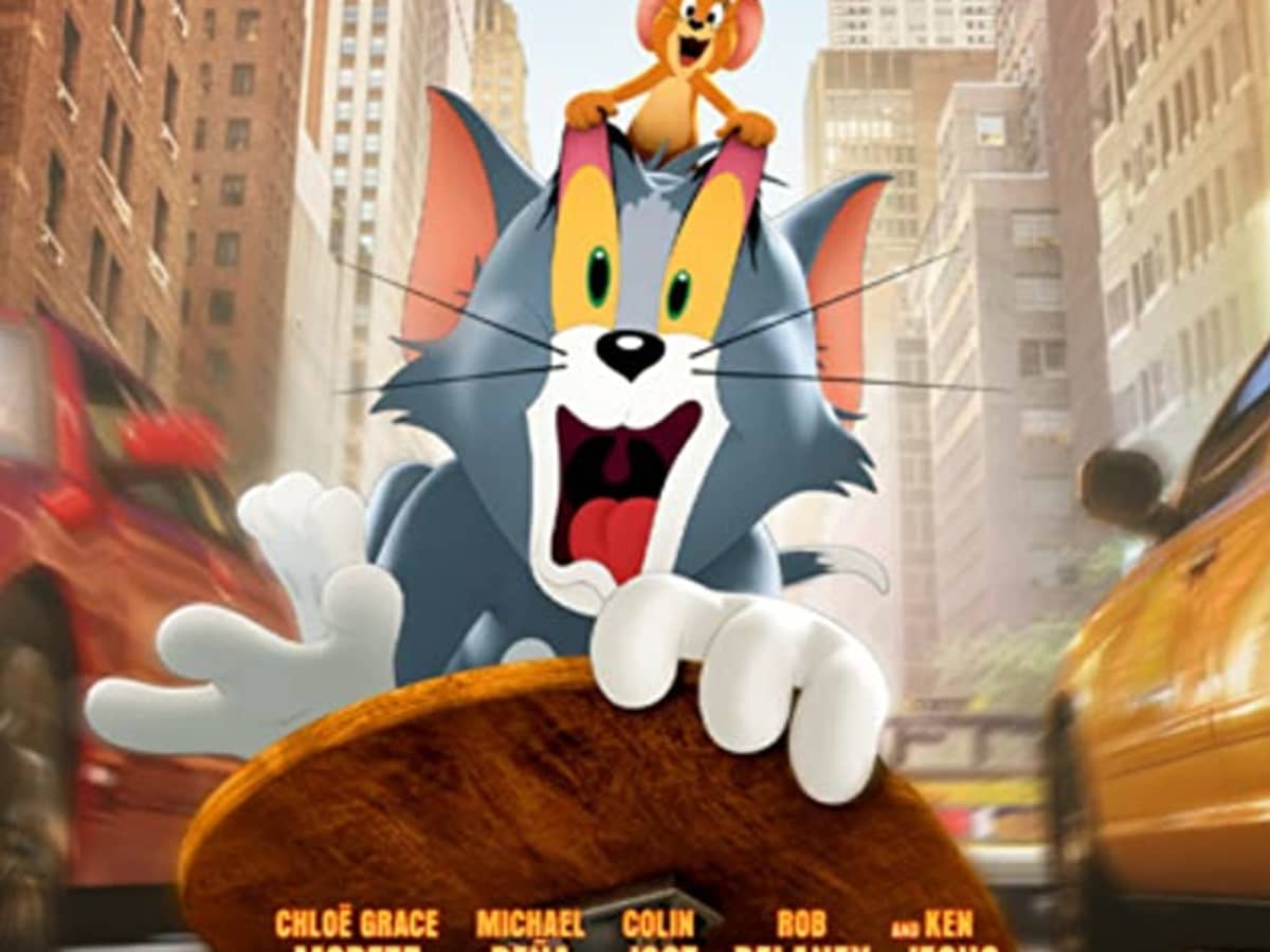 Original Double Sided Movie Poster 2021 TOM & JERRY