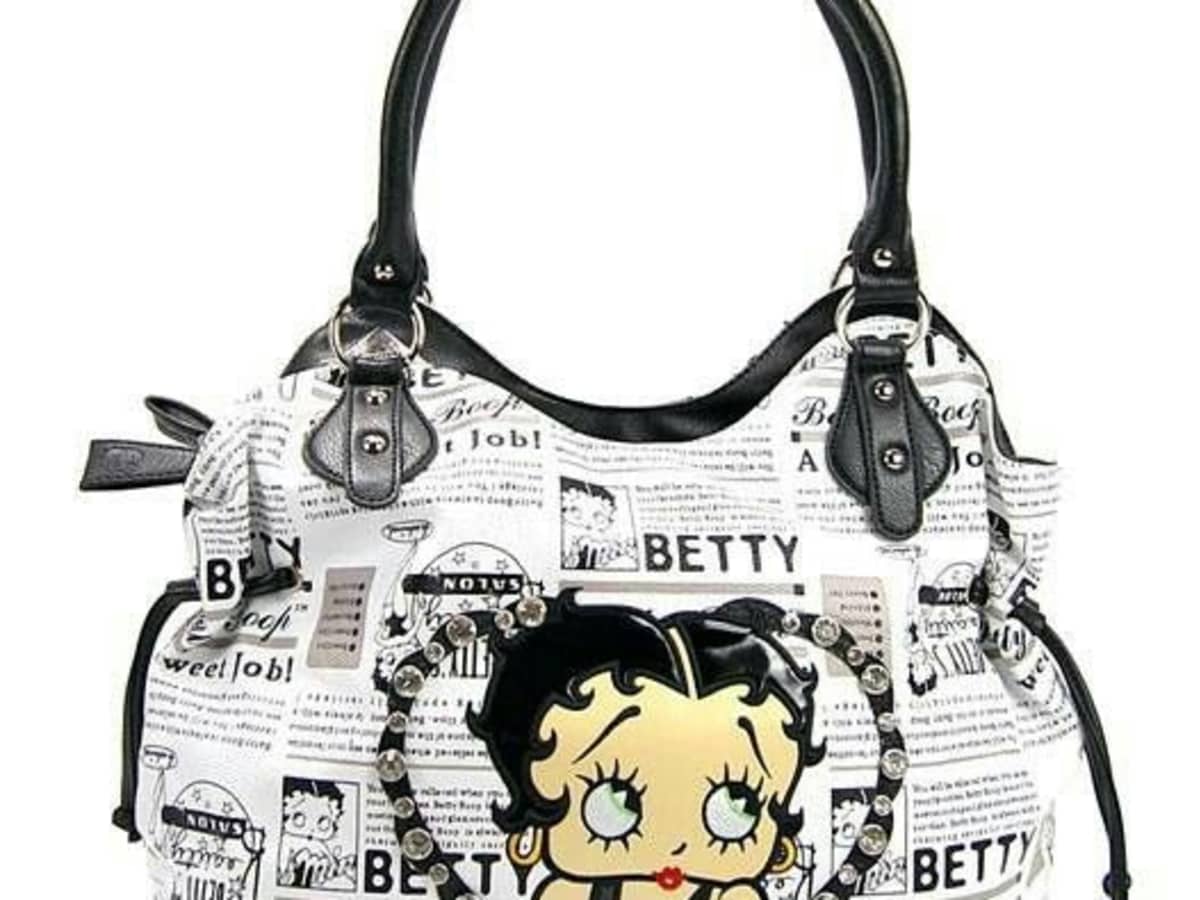 Betty Boop Baby Boop Soft Gold Distressed Look Handbag 